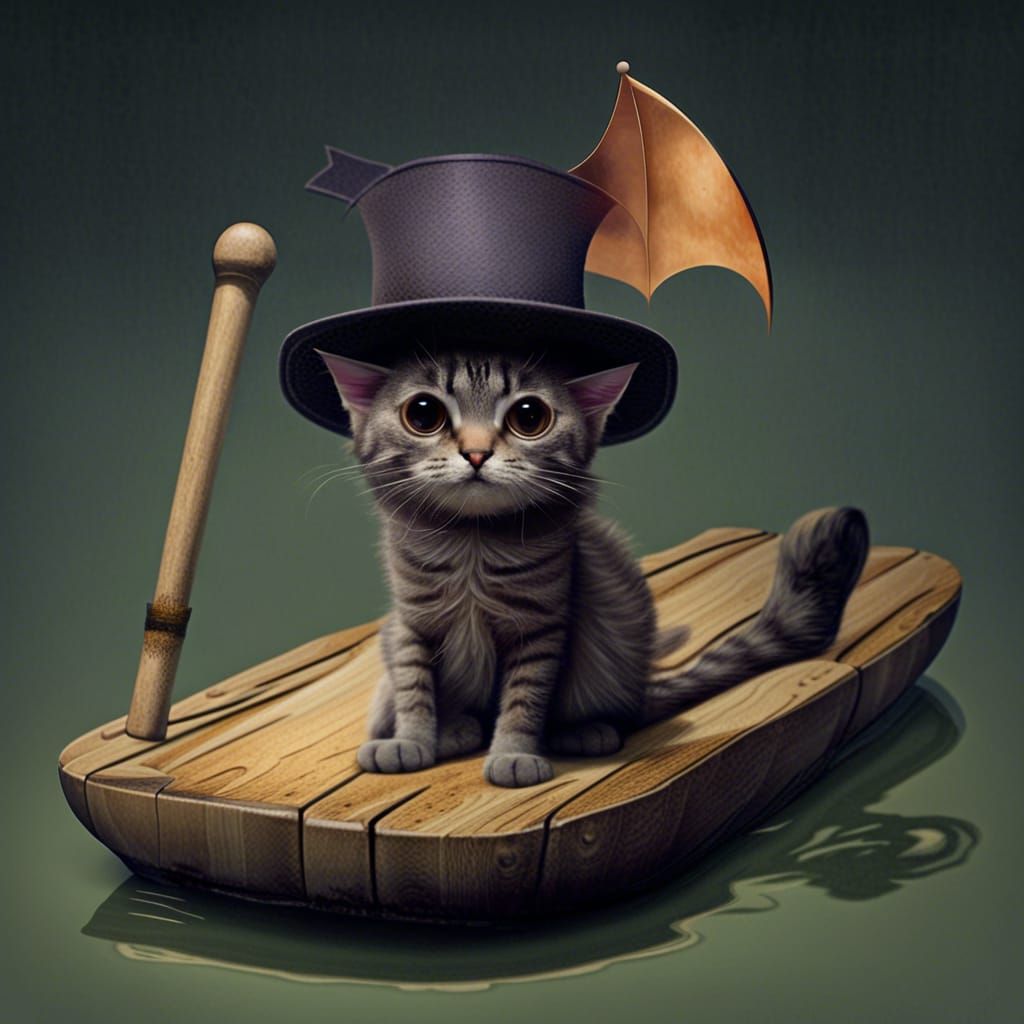 Cat, Hat, Raft, and Bat: A Simple AI Creation