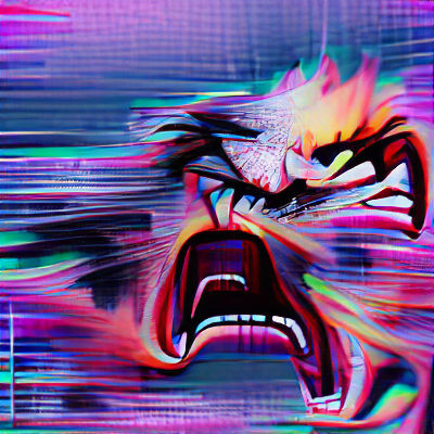 AI Generated Image of Rage