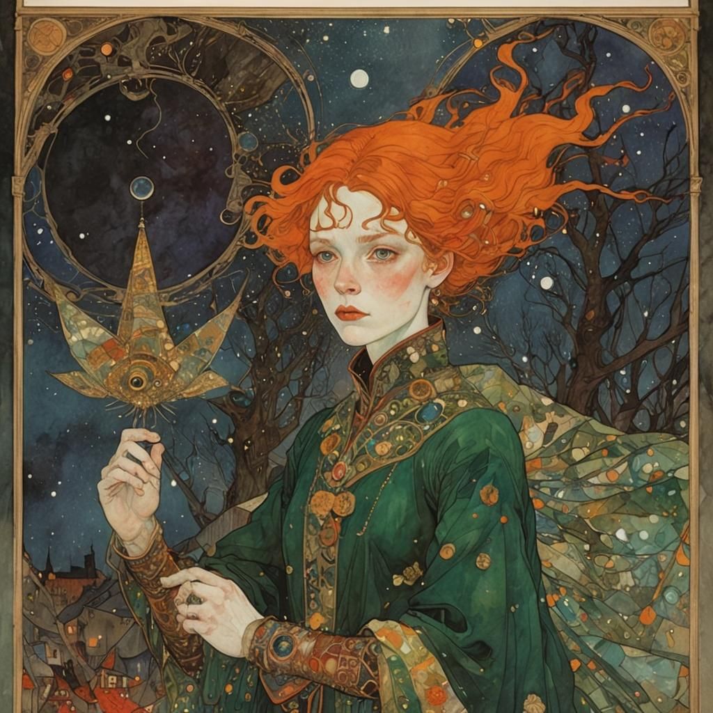 Fairytale Fashion in Art Nouveau Style