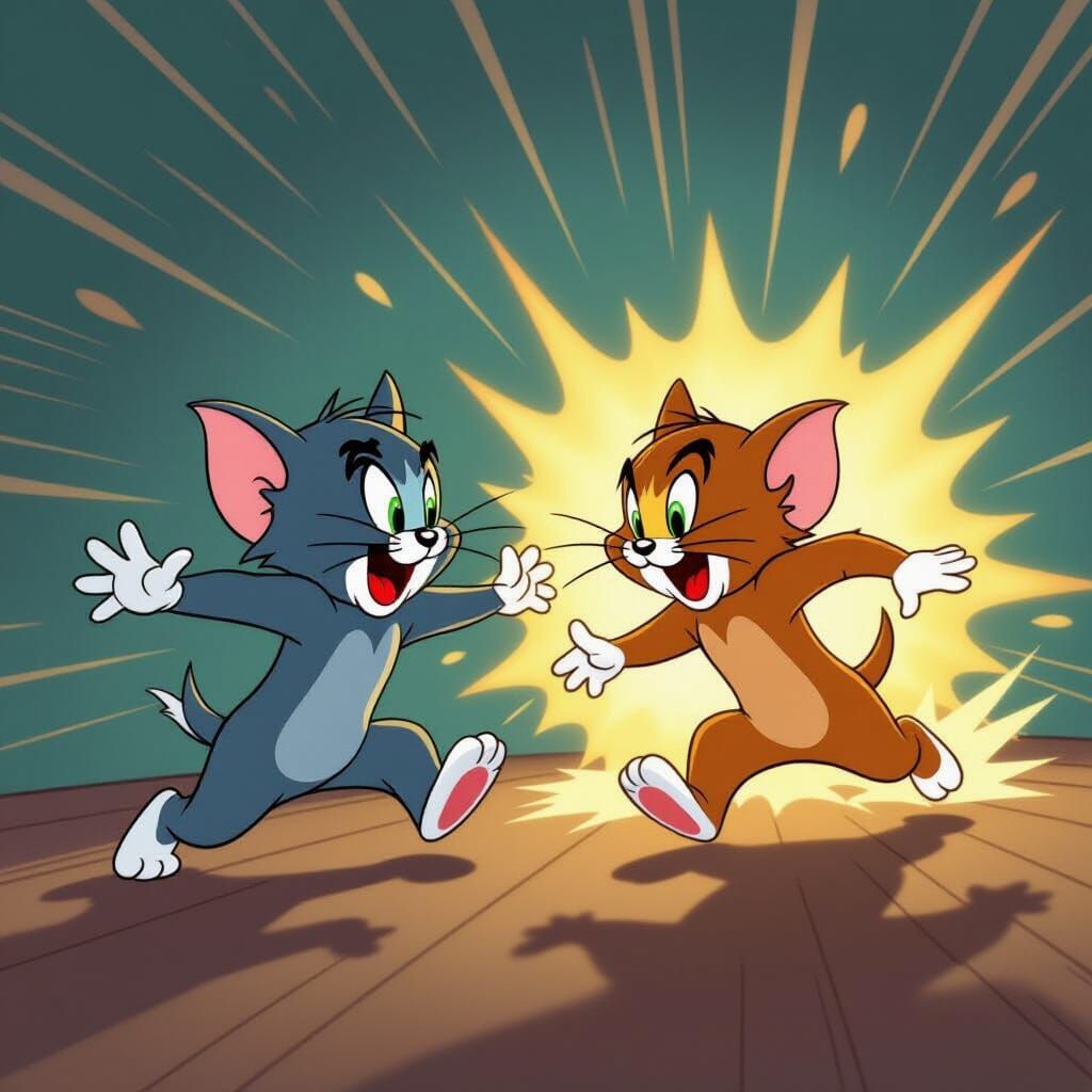 Tom & Jerry Chaotic Chase Cinematic Animation