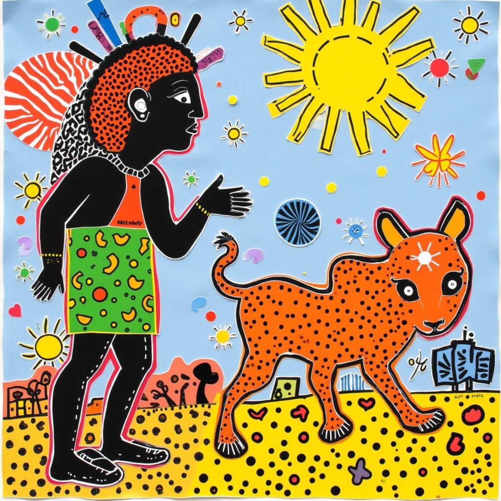 Spotty Dotty: A Unique AI Art Style