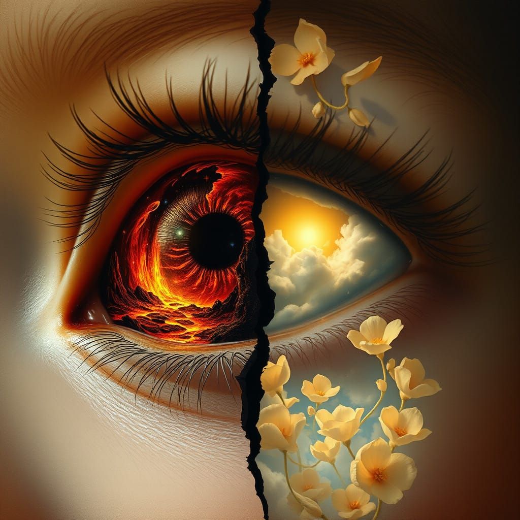 Soul's Torn Asunder in a Surreal Dichotomy