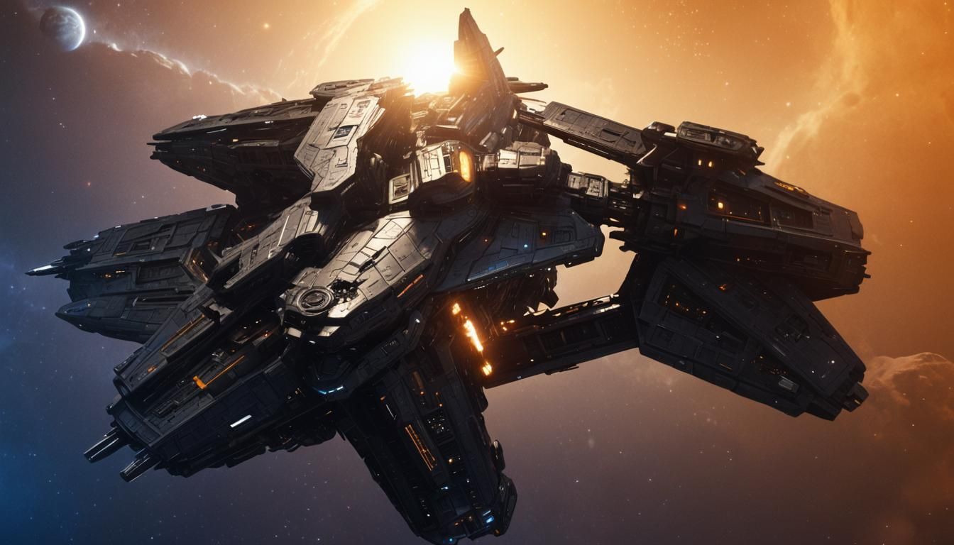 A Goa'uld Ha'tak from Stargate