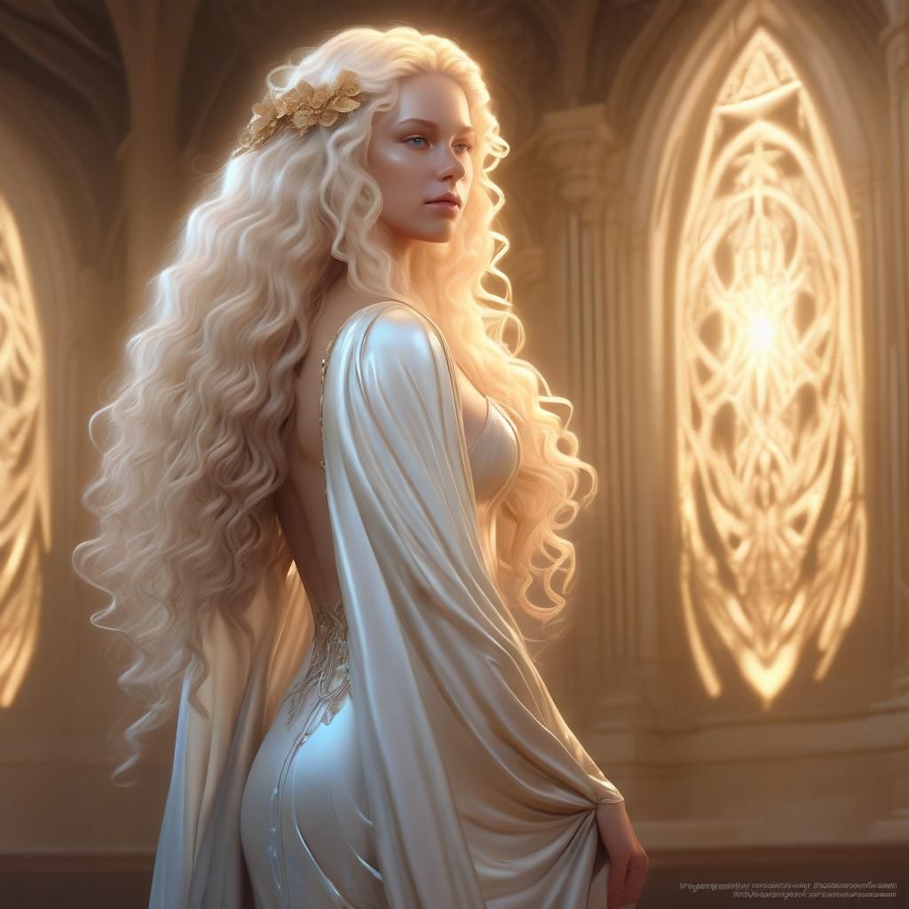 Mystical Princess Persephone in Fairycore Style