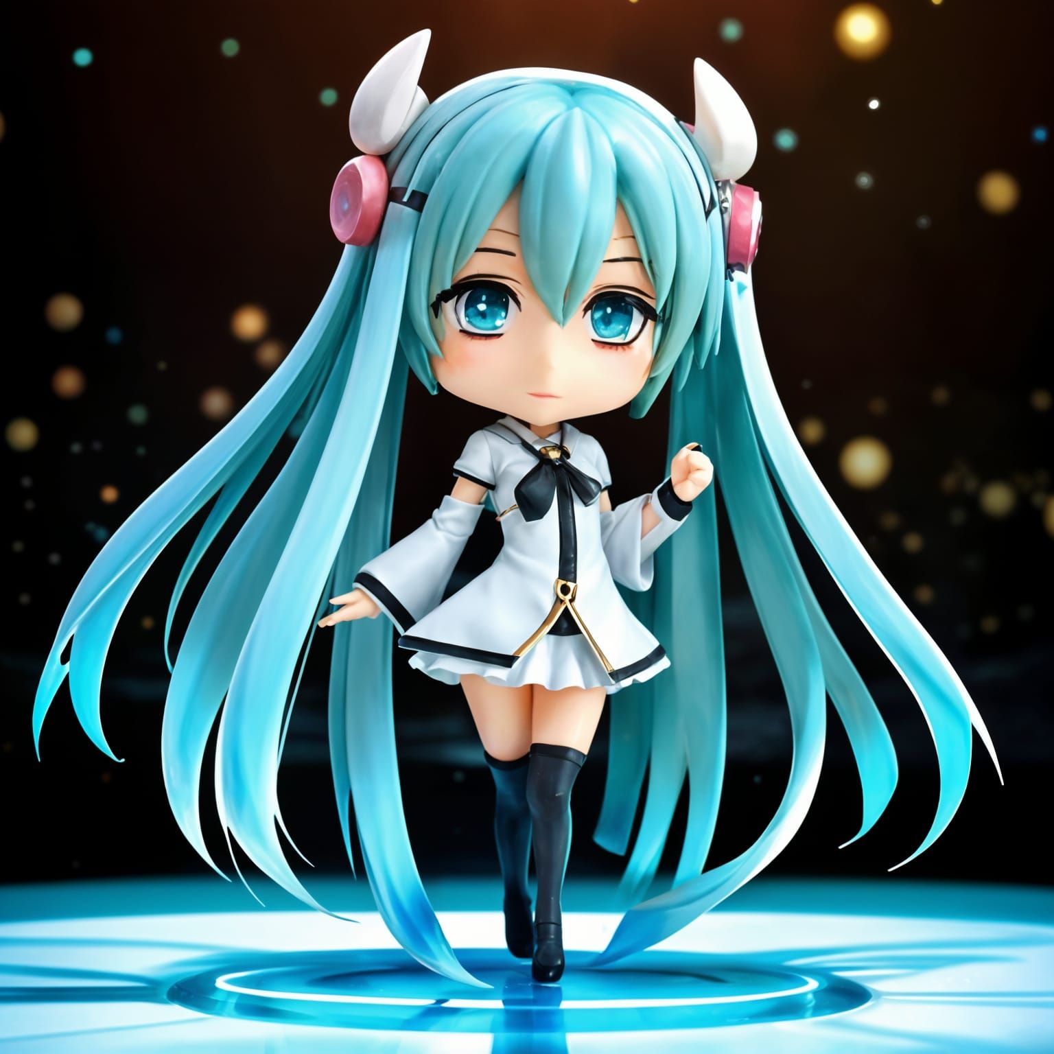 Snow Miku Nendoroid Figurine in Anime Style