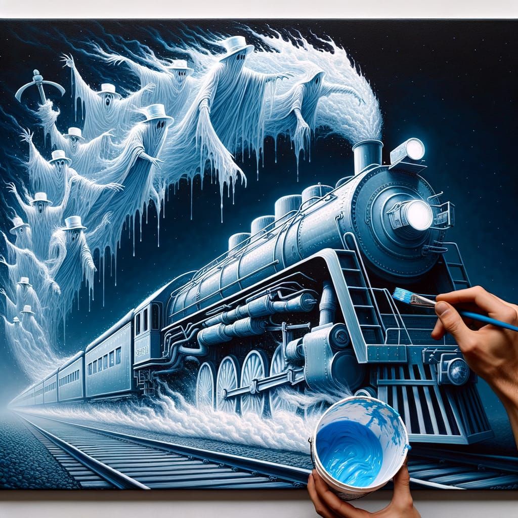 Ghostly Paint Splatters into an Ethereal Army on the Orient ...