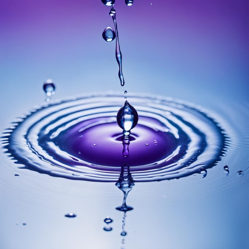 Water Drop Crown Splash Macro Photography