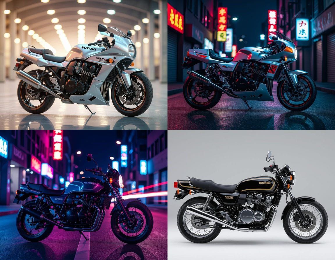 1981 Suzuki GSX1100S Katana Photorealism