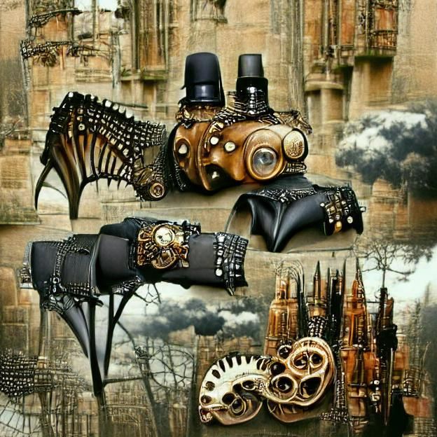 Gothic Steampunk Architectural Fantasy