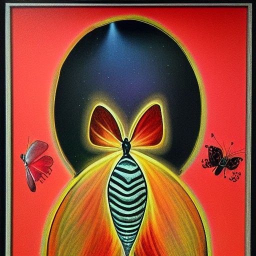 Abstract Metamorphosis AI Generated Image