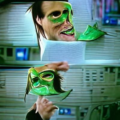 The Mask: Digital Painting of Jim Carrey