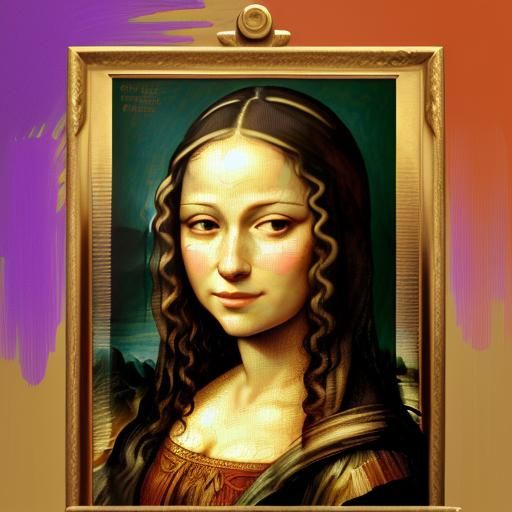 Fauvist Portrait of the Mona Lisa