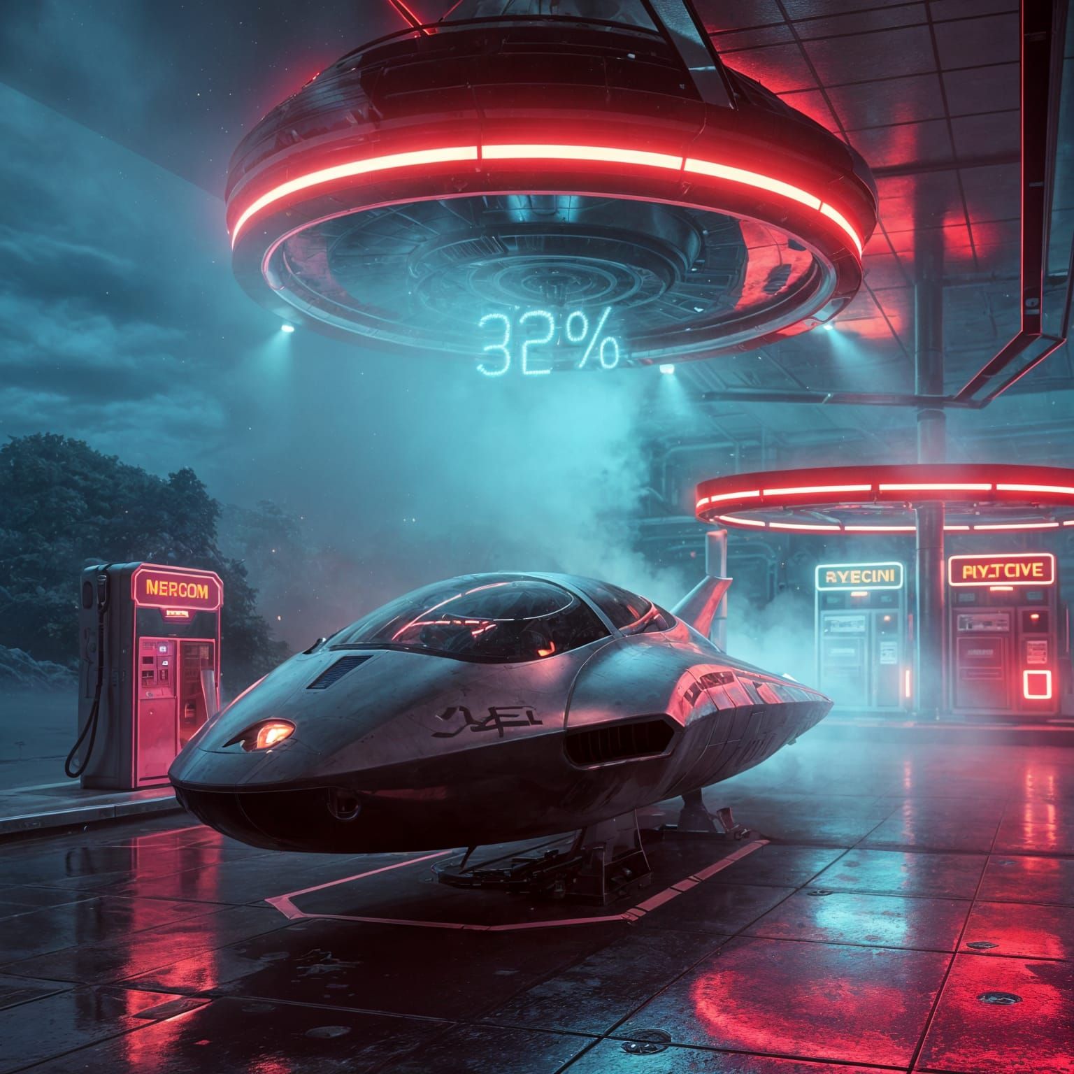 Alien gas station👽⛽