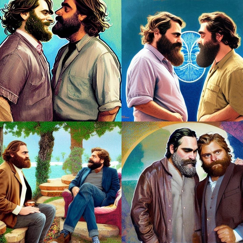 Joaquin Phoenix and Zach Galifianakis: Hyperrealistic Conver...