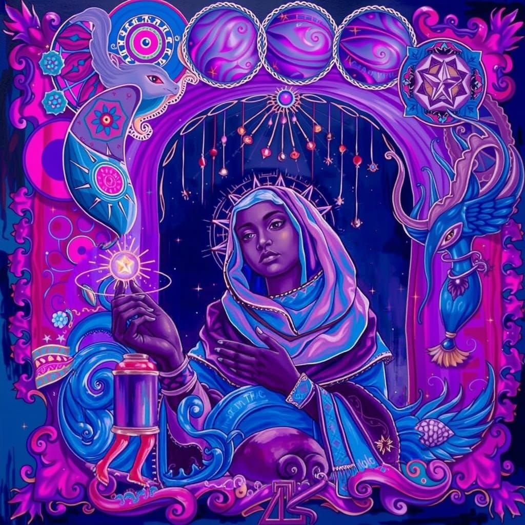 Masterpiece Painting of Beauty and Truth