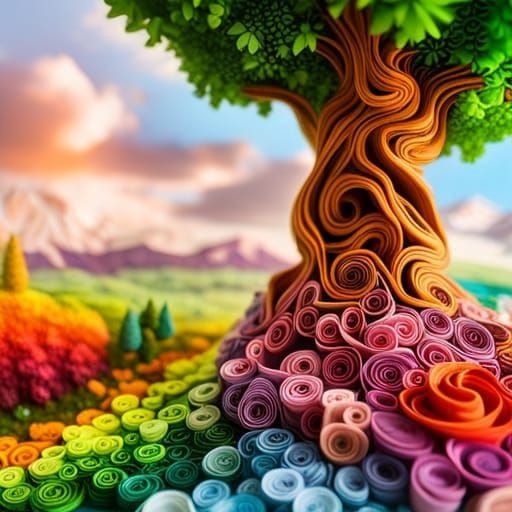 Hyperrealistic Sunrise with Lens Flare in 8K