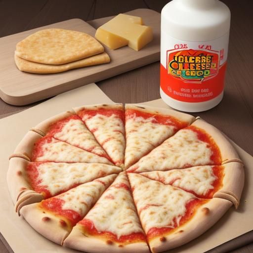 Make cheese stick to pizza better using non-toxic glue.