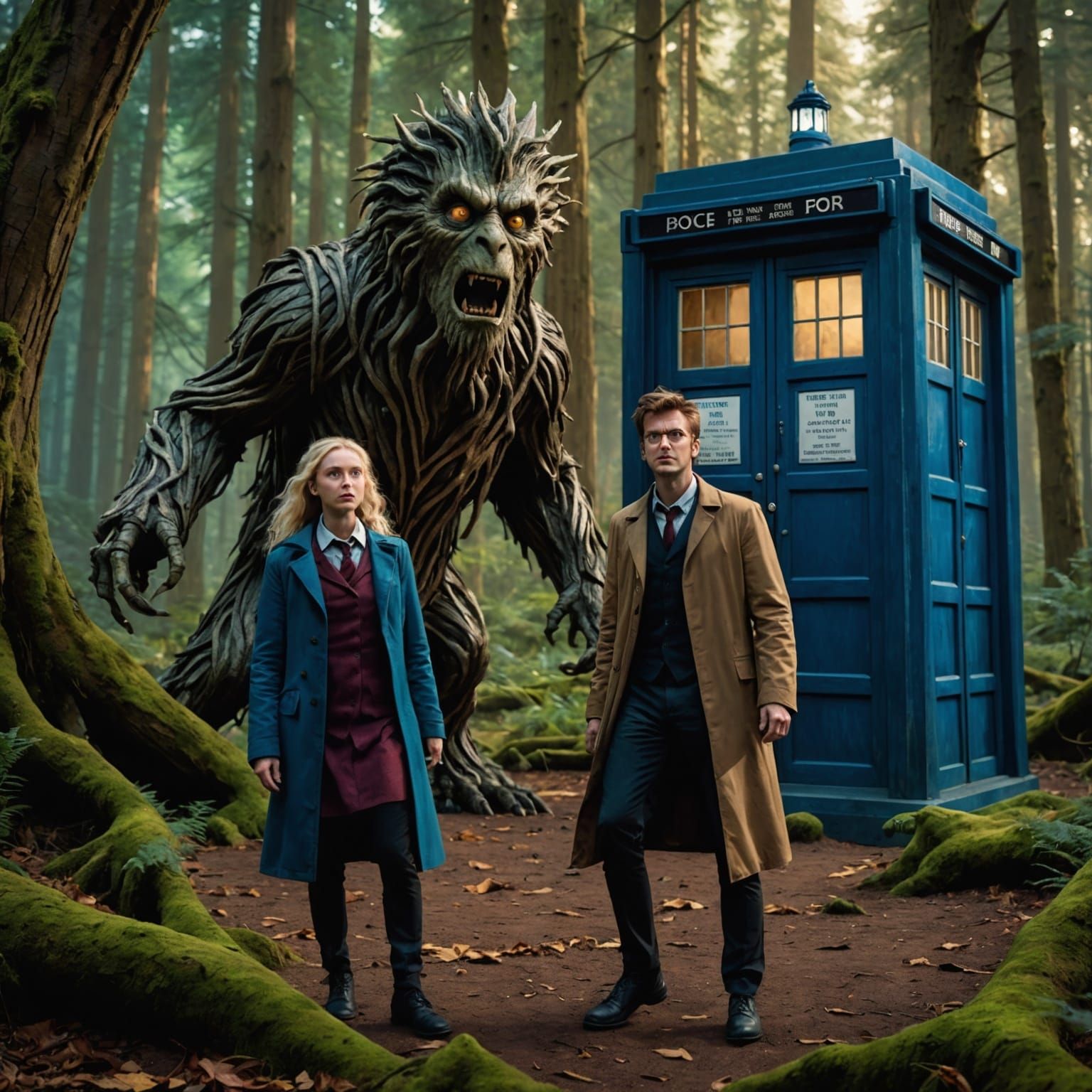 Doctor Who and Harry Potter Crossover Fan Art