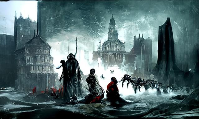 Nottingham: A Cursed City Engraving