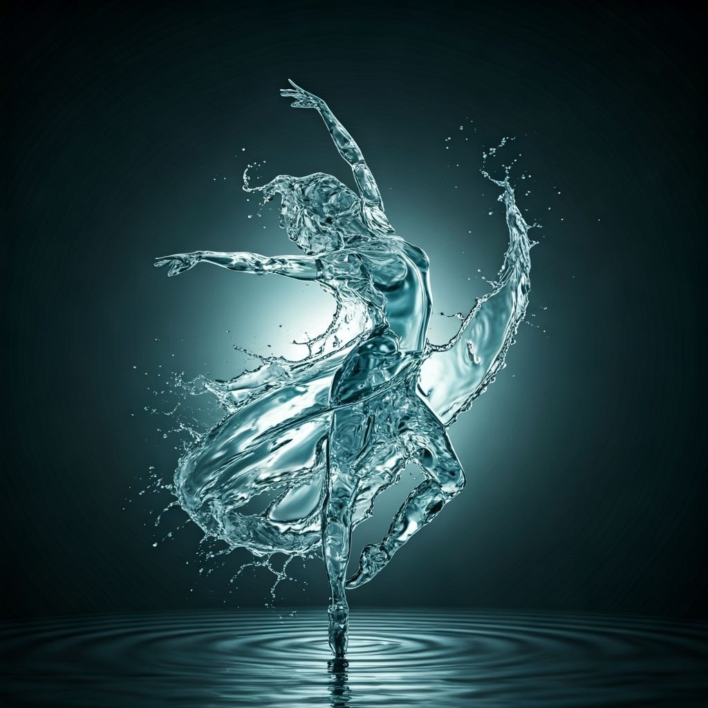 Ethereal Water Dancer in Moody Light