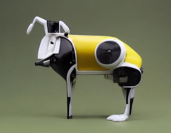 Porcelain and Gum Sculpture: 22nd Century Machine