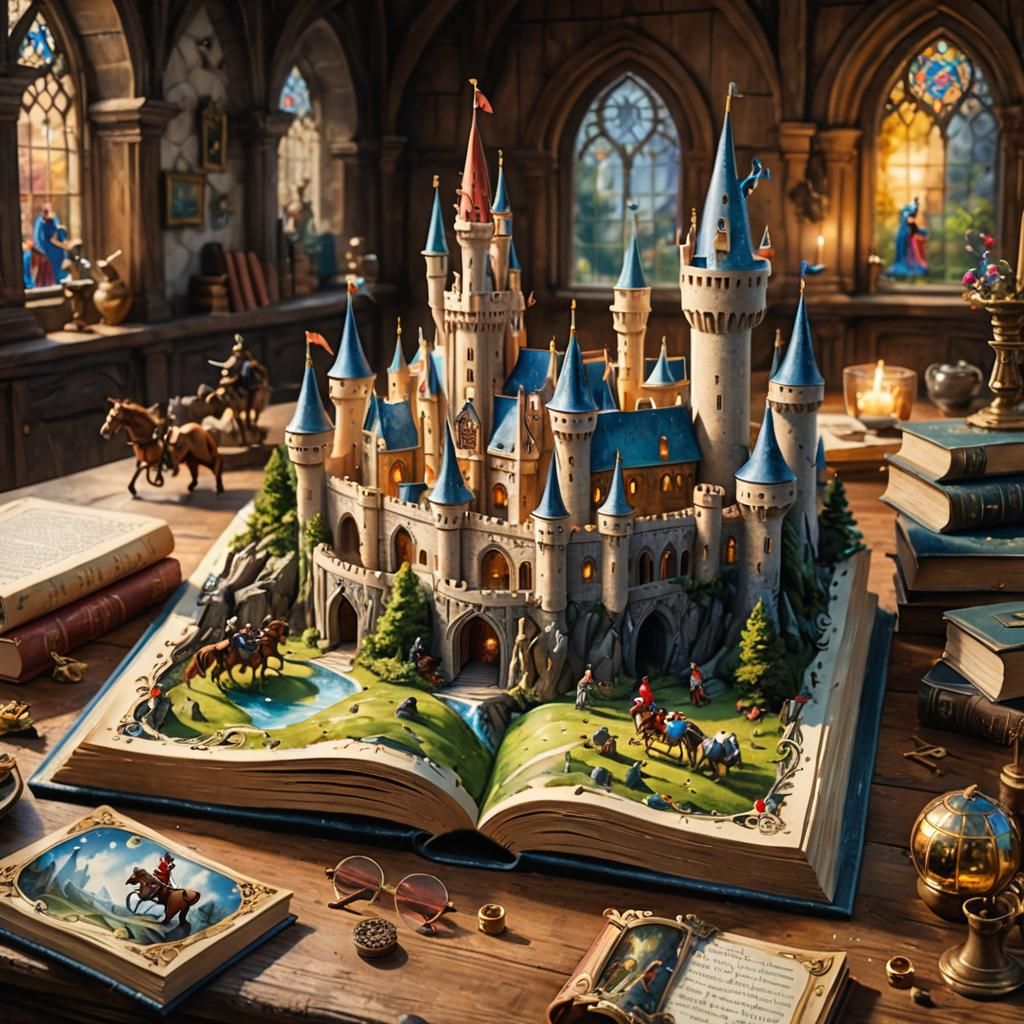 Magical Kingdom Emerges from Fairy Tale Book