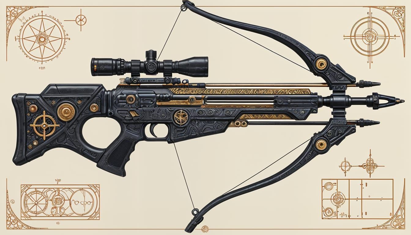 Crossbow Mechanical Schematic in Otomo Style