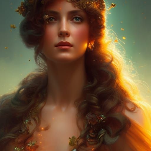 Goddess of Summer: Digital Concept Art