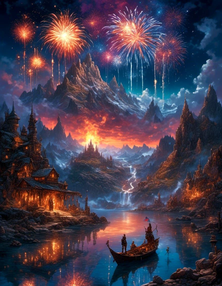 fireworks for a future peace 🎆