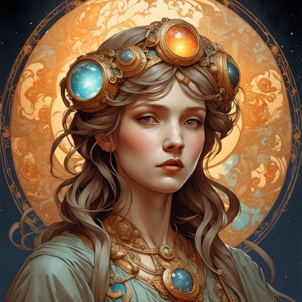 Celestial Sculptor in a Cosmic Workshop