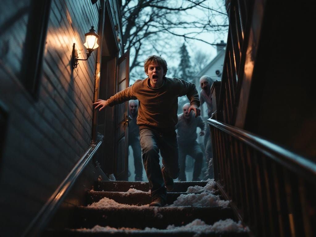 Kevin McCallister Evades Zombies in Hyperrealistic Horror Sc...
