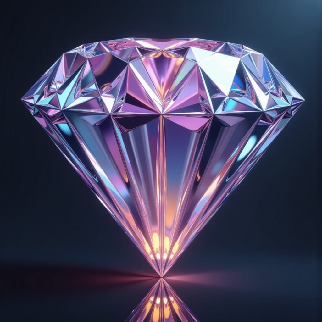 Diamond Golem in Fantasy Style