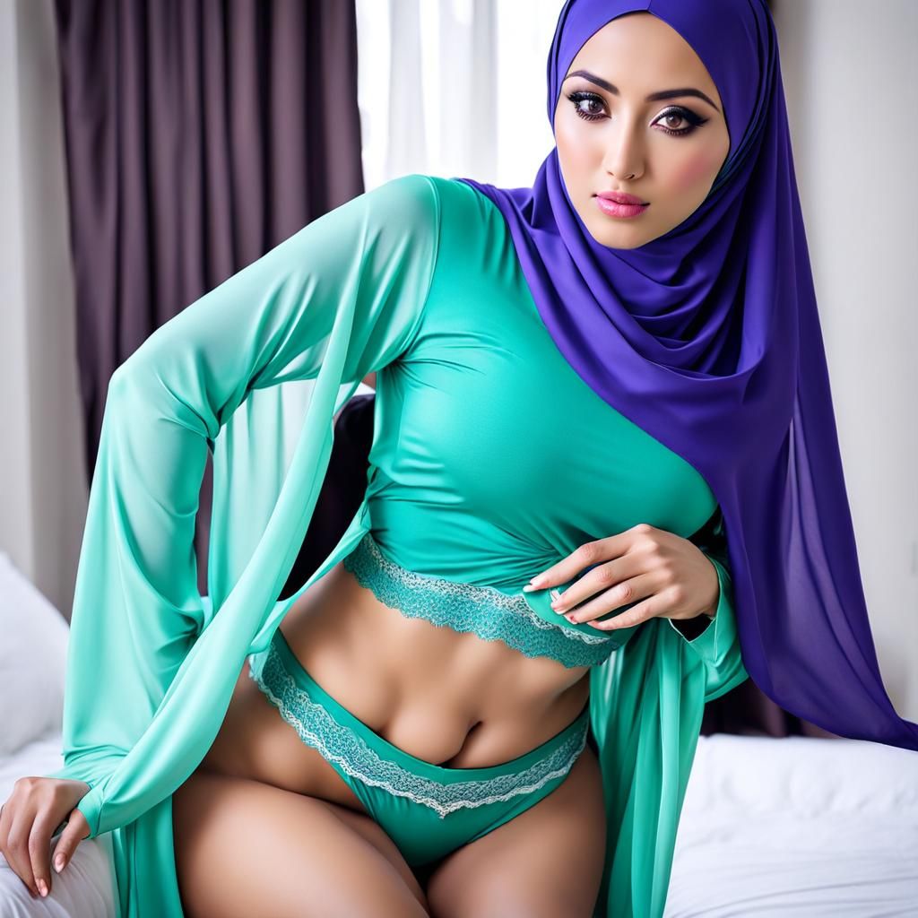 Person Wearing Hijab