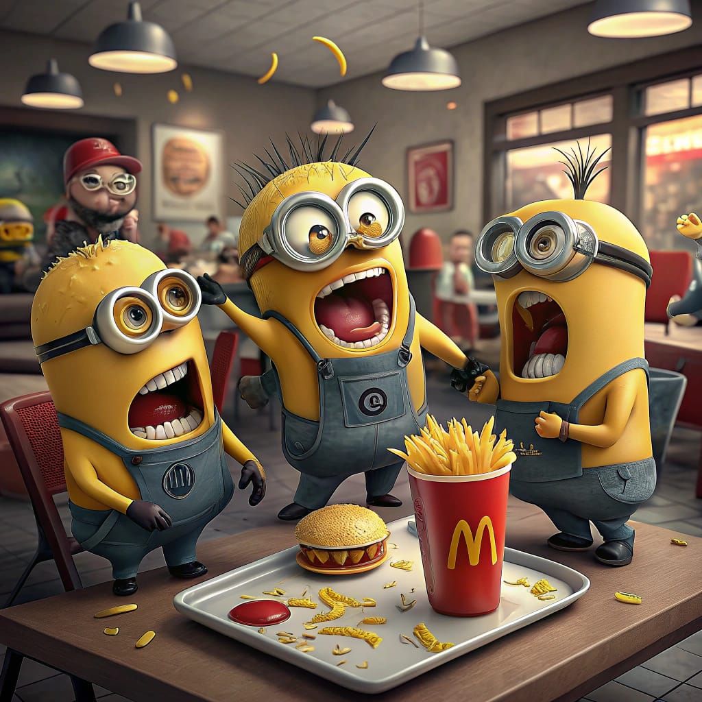 Mischievous Minions Chaos at McDonald's