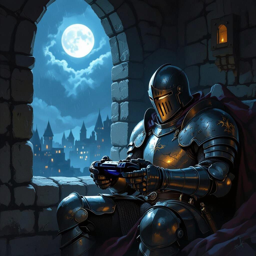 Knight Gaming in Castle Chamber