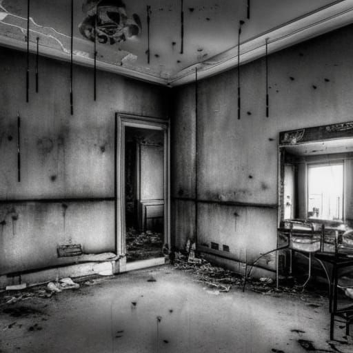 Horror Room Full of Clocks and Cameras