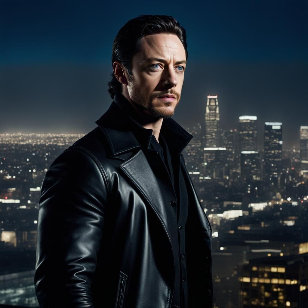 Hyperrealistic Vampire in Los Angeles, Digital Art