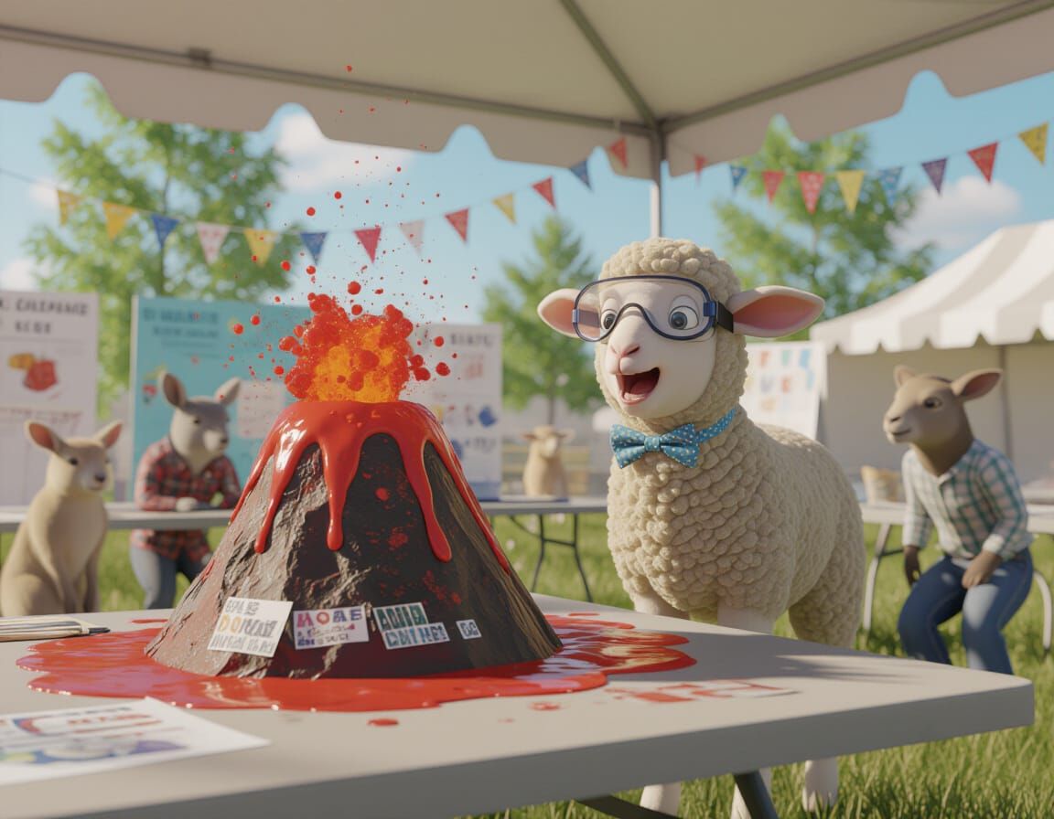 Lamb's Science Fair Volcano Disaster in Unreal Engine