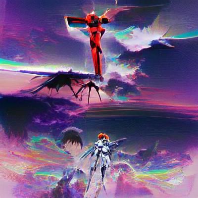 Evangelion Inspired AI Art