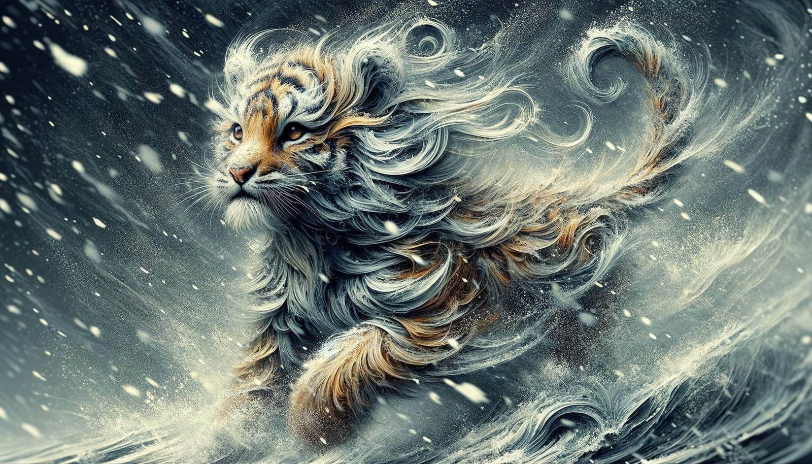 Magical Tiger Cub in Blizzard: Fantasy Concept Art