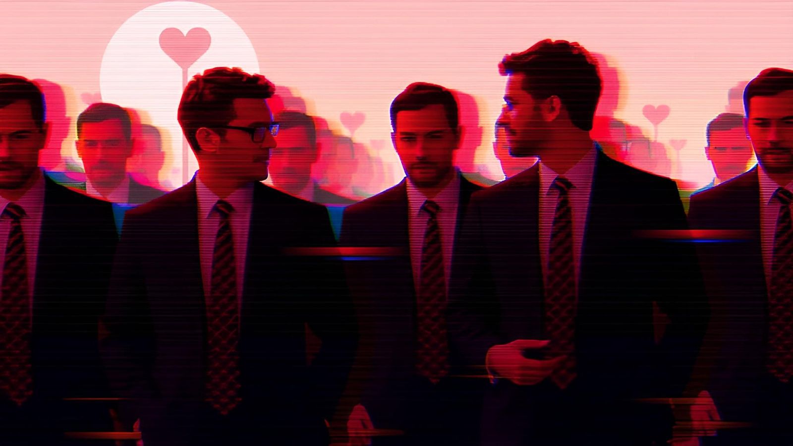 Glitched People in Evolving Corrupted Pattern