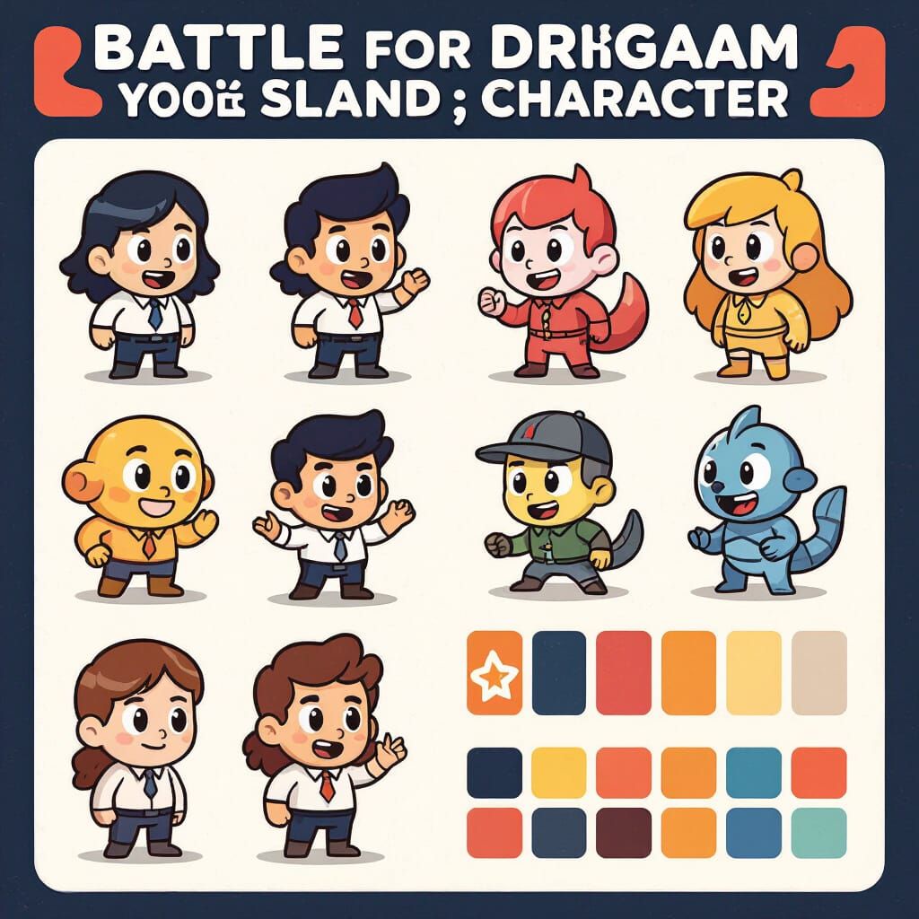 Battle for Dream Island Character Designs in Vibrant Animati...