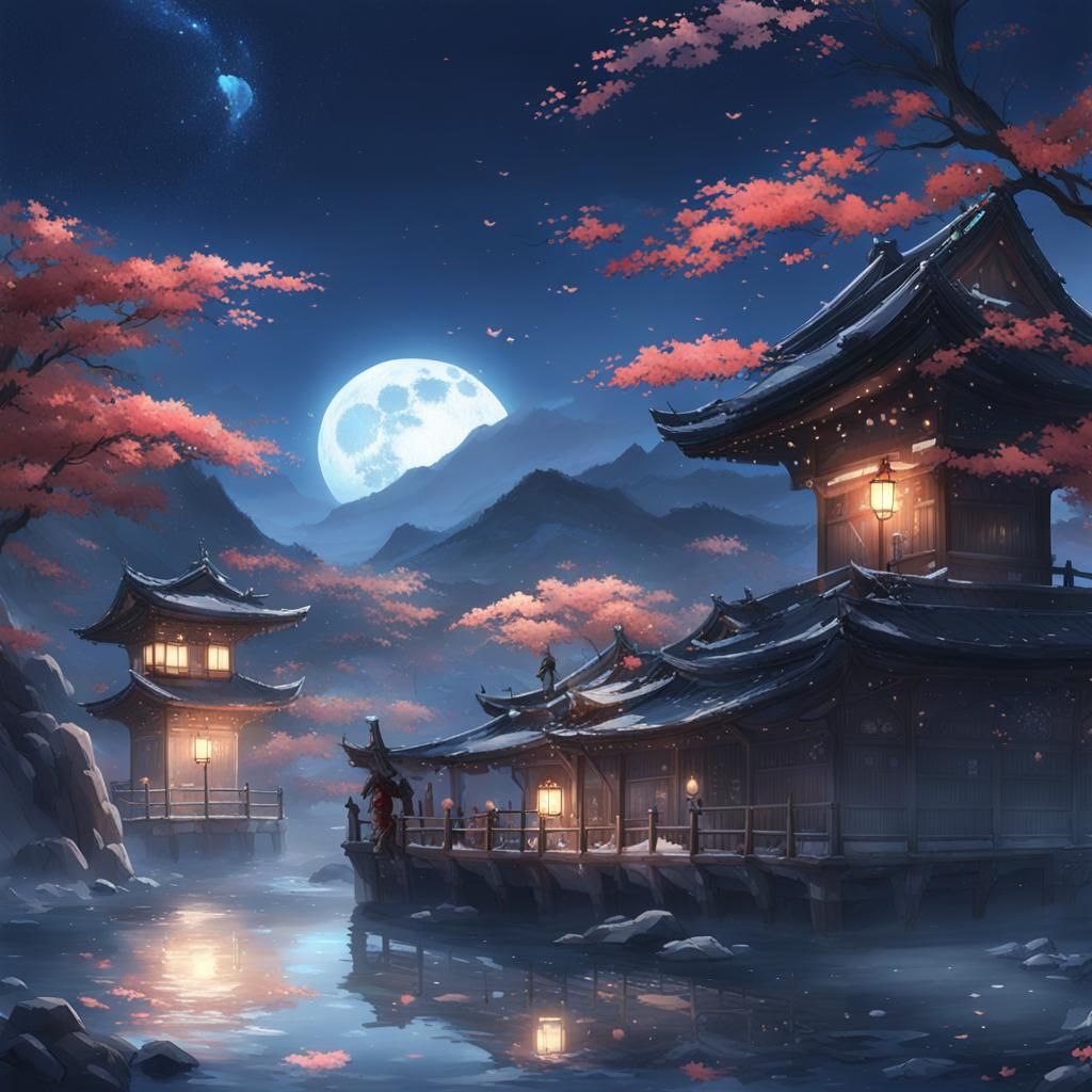 Mouse on the Moon: 3D Anime Art