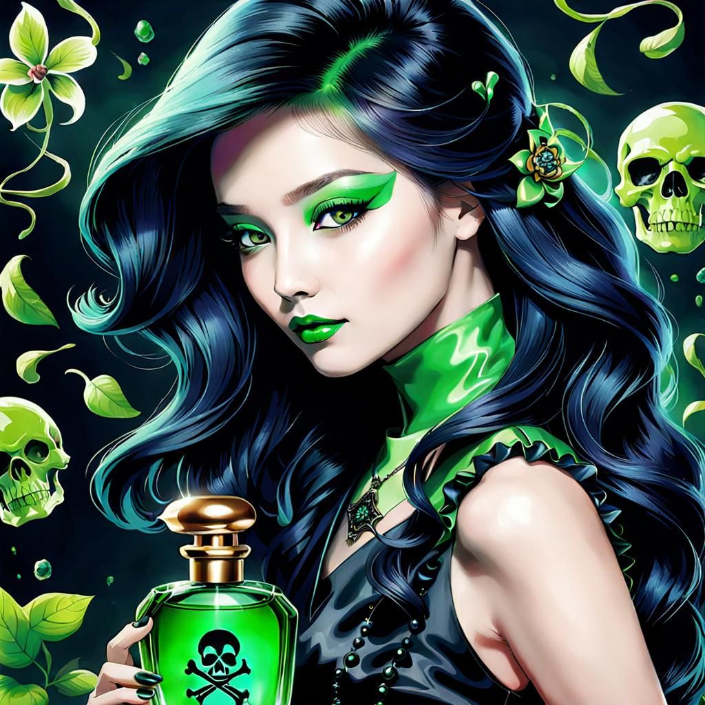 Beauty Invents Poison Metaphorical Concept