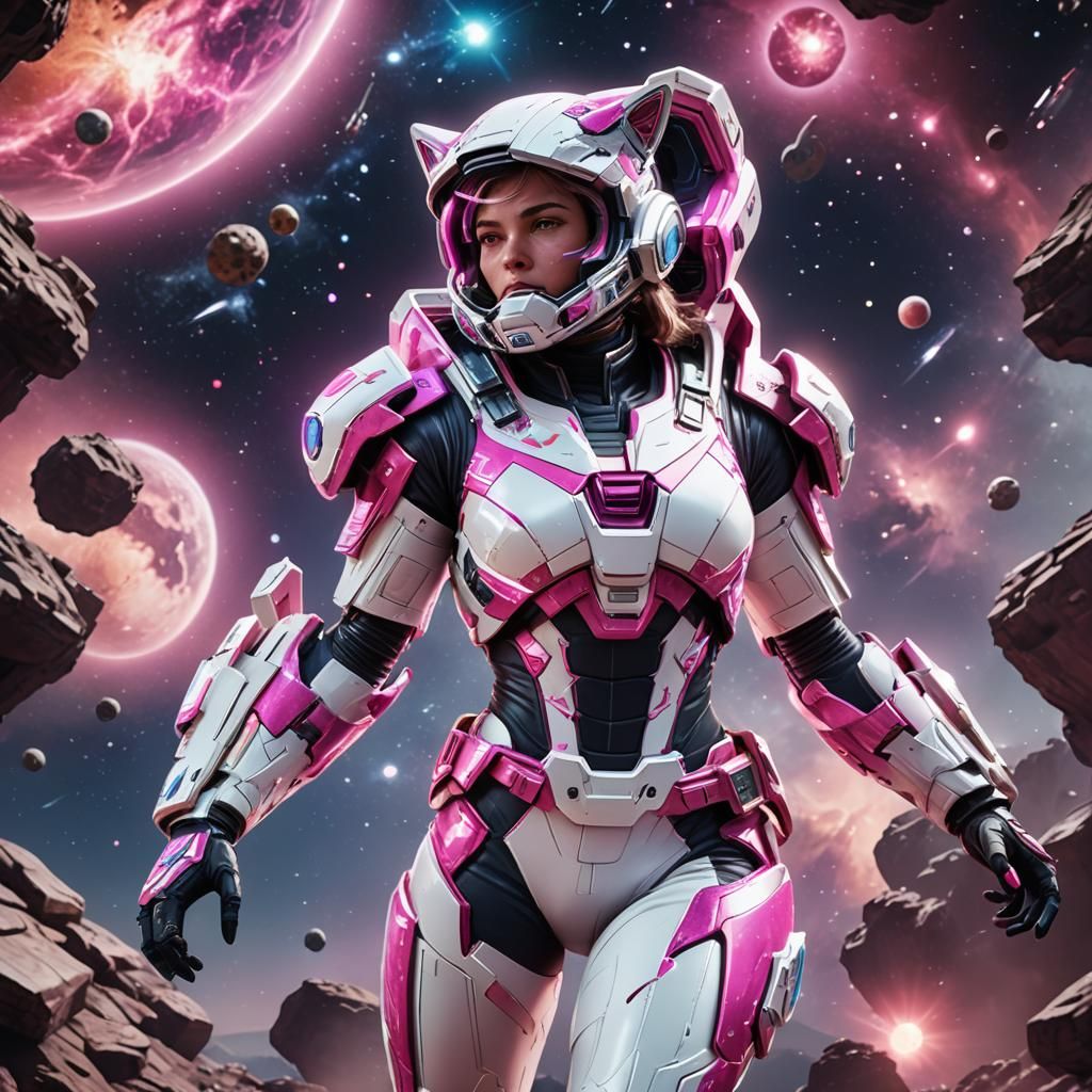 Cosmic Space Ranger in 3D Game Style