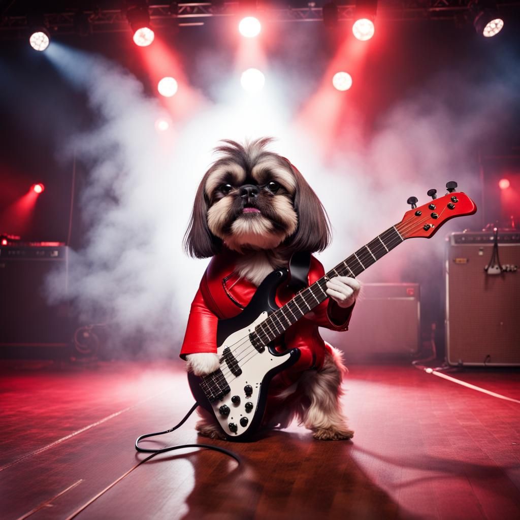 ** Shih Tzu on Bass **