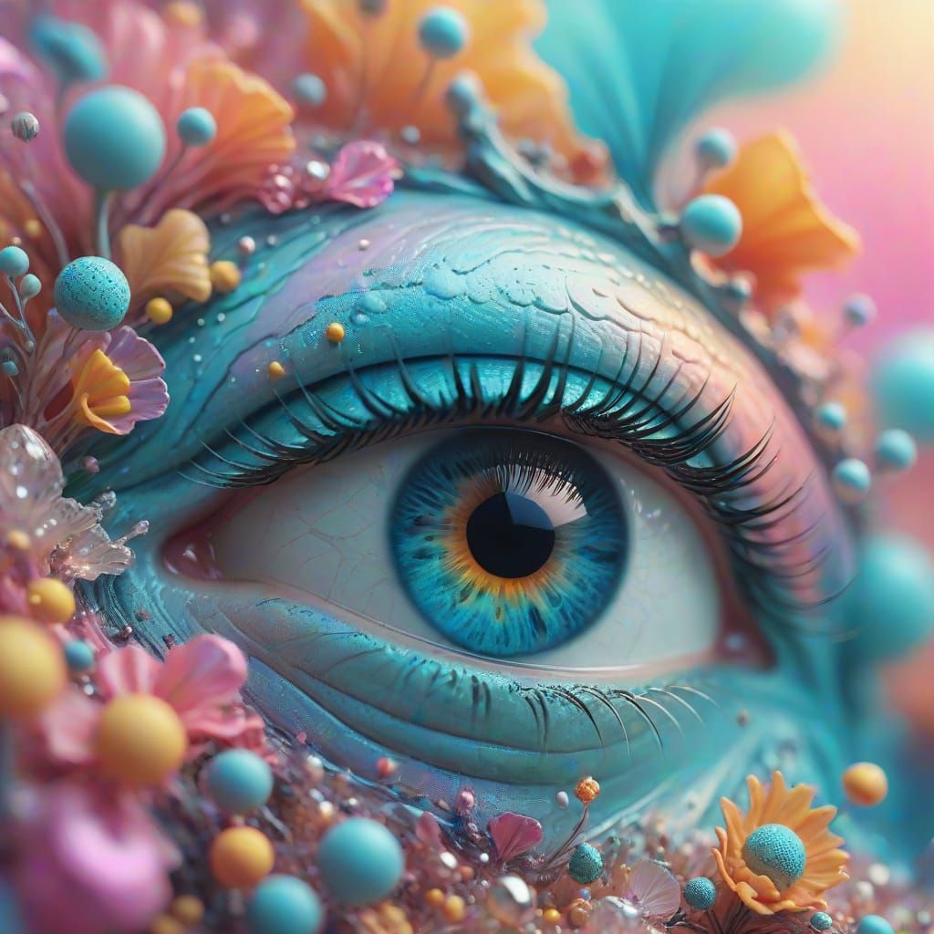 Surreal Dreamlike Macro Photography in Pastel Colors