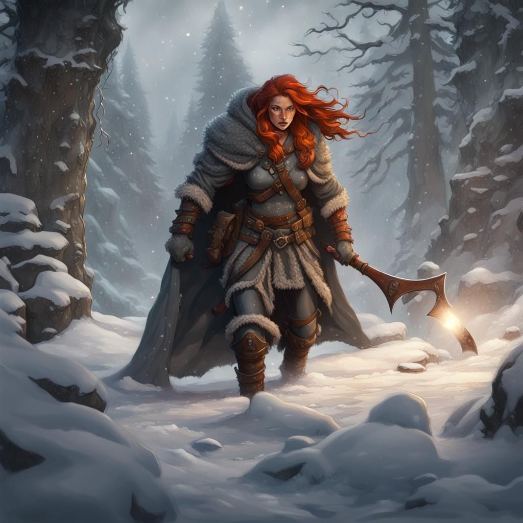 Fafhrd and Grey Mouser in Dark Fantasy Style