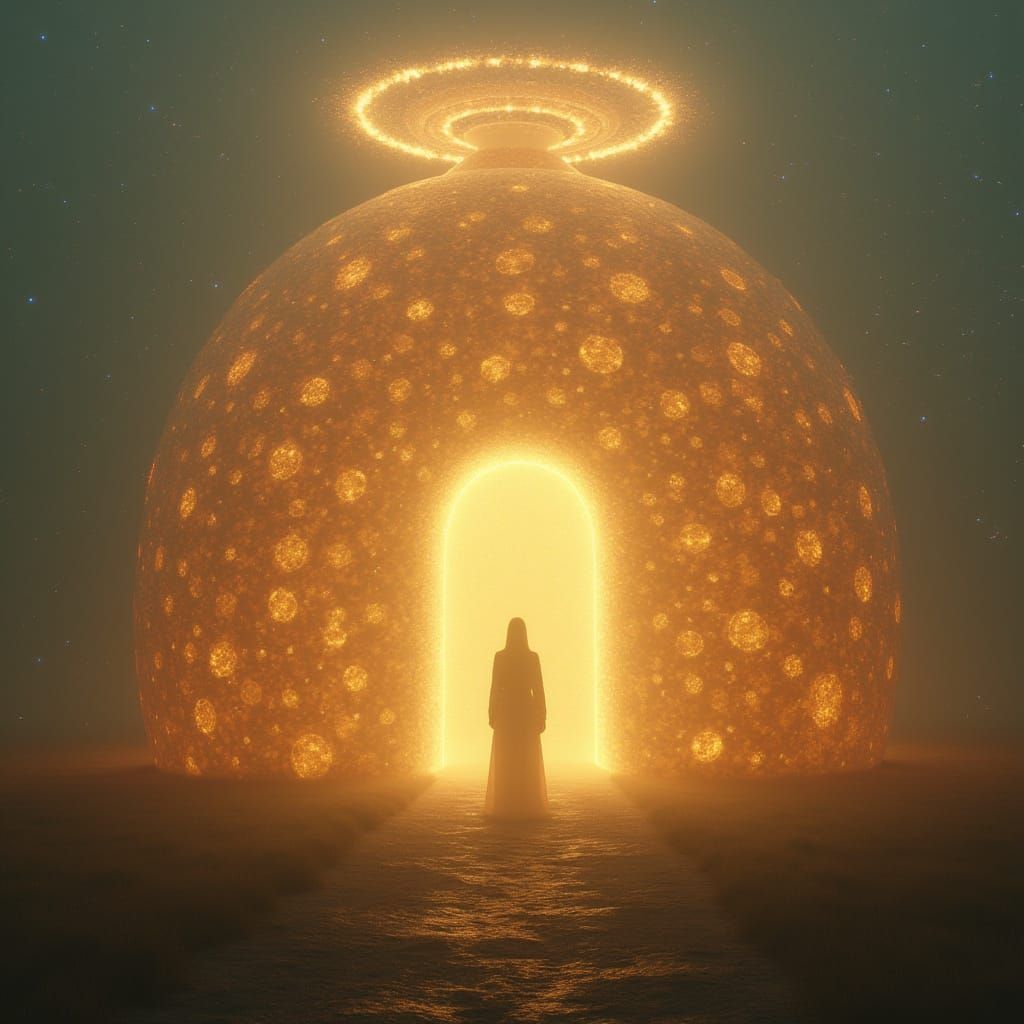 Ancient Guardian of Hivehome Radiates Protective Energy