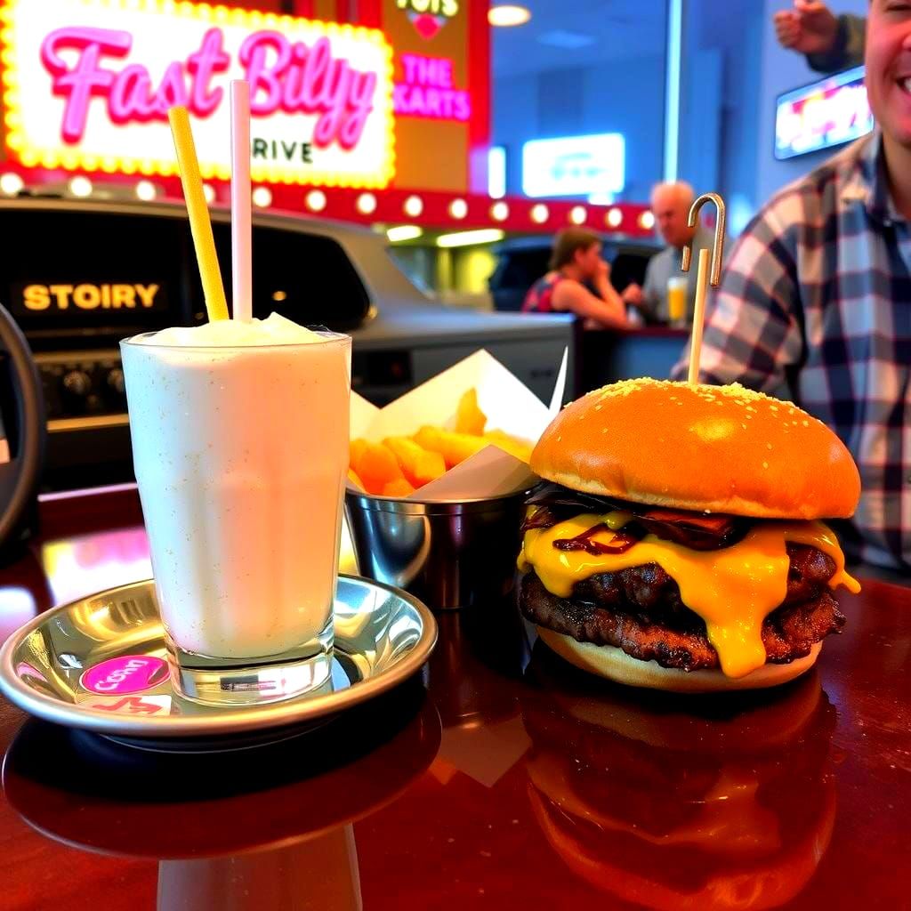 Extravagant Fast Food Order with Gold and Truffles